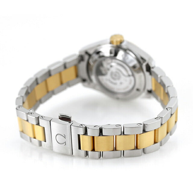 オメガ シーマスター 30mm 自動巻き 腕時計 ブランド レディース ダイヤモンド OMEGA 231.20.30.20.55.002 アナログ ホワイト シルバー/ゴールド 白 スイス製 231-20-30-20-55-002