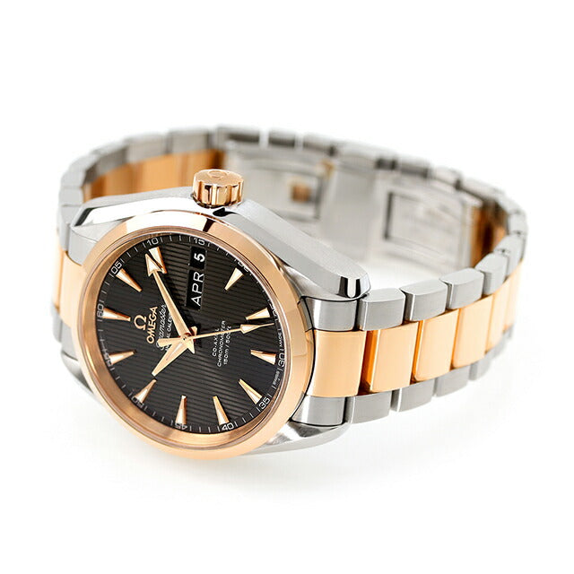 オメガ シーマスター アクアテラ 150M コーアクシャル アニュアルカレンダー 38.5mm 18KRG 自動巻き メンズ 腕時計 ブランド 231.20.39.22.06.001 OMEGA 新品 231-20-39-22-06-001