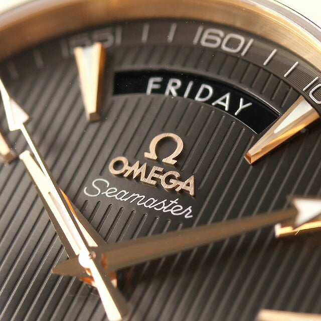 オメガ シーマスター アクアテラ 150M 41.5mm 自動巻き 腕時計 ブランド メンズ OMEGA 231.23.42.22.06.001 アナログ グレー ダークブラウン スイス製 231-23-42-22-06-001