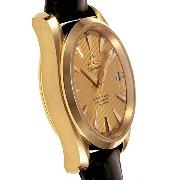 オメガ シーマスター アクアテラ 150M マスター コーアクシャル 38.5mm 18KYG 自動巻き メンズ 腕時計 231.53.39.21.08.001 OMEGA 新品 231-53-39-21-08-001