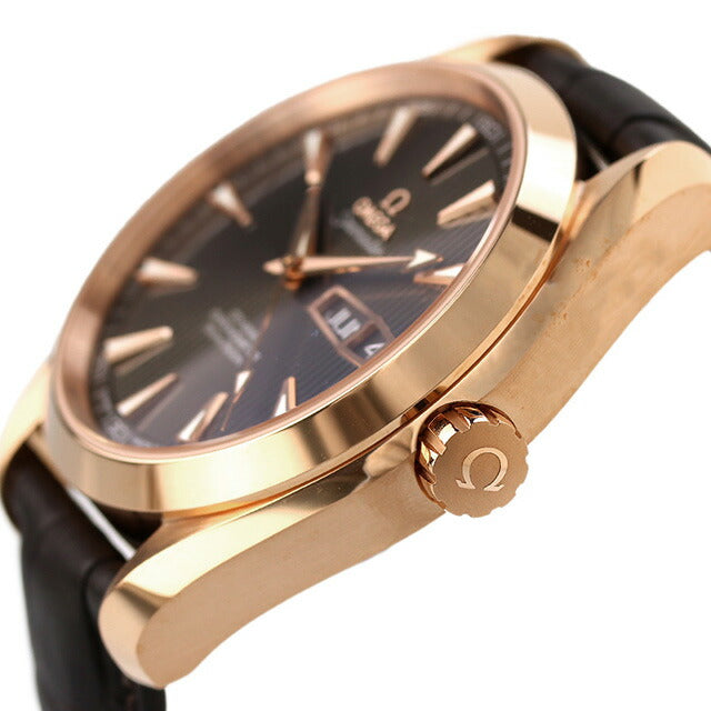 オメガ シーマスター アクアテラ 150M 43mm 自動巻き 腕時計 ブランド メンズ OMEGA 231.53.43.22.06.001 アナログ グレー ダークブラウン スイス製 231-53-43-22-06-001