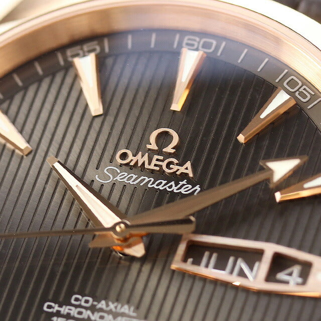 オメガ シーマスター アクアテラ 150M 43mm 自動巻き 腕時計 ブランド メンズ OMEGA 231.53.43.22.06.001 アナログ グレー ダークブラウン スイス製 231-53-43-22-06-001