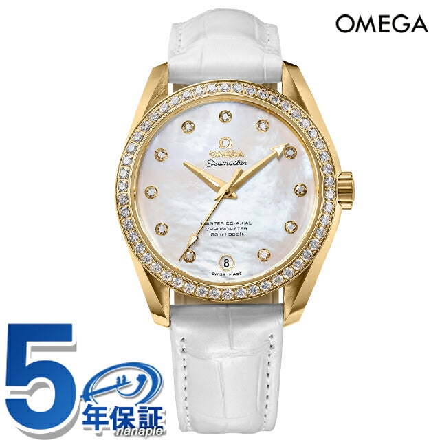 オメガ シーマスター アクアテラ 38.5mm 自動巻き 腕時計 ブランド レディース ダイヤモンド OMEGA 231.58.39.21.55.002 アナログ 231-58-39-21-55-002