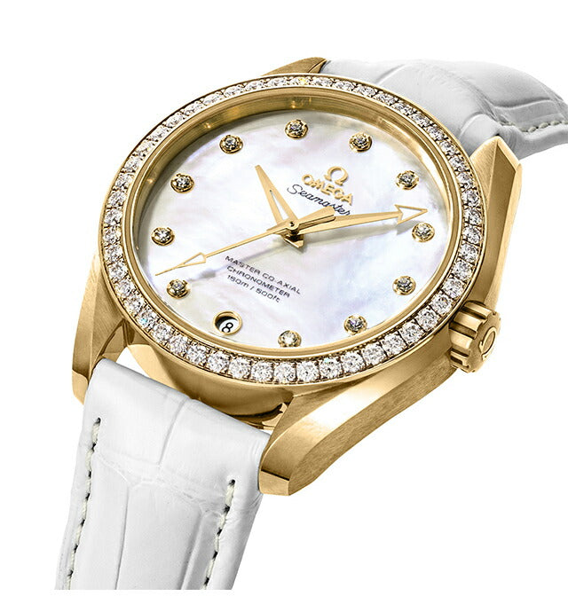 オメガ シーマスター アクアテラ 38.5mm 自動巻き 腕時計 ブランド レディース ダイヤモンド OMEGA 231.58.39.21.55.002 アナログ 231-58-39-21-55-002