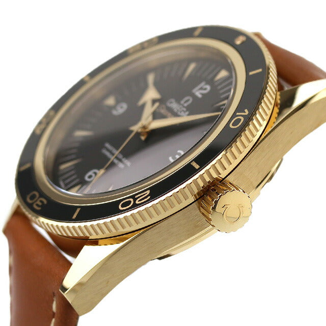 オメガ シーマスター 300 41mm 自動巻き 腕時計 ブランド メンズ OMEGA 233.62.41.21.01.001 アナログ ブラック ブラウン 黒 スイス製 233-62-41-21-01-001