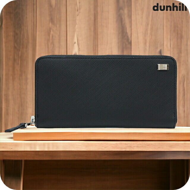 ダンヒル 長財布 メンズ ブランド Plain PVC 23F2P15PS001R ブラック 財布 23F2P15PS001R