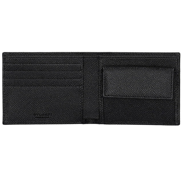 ブルガリ 二つ折り財布 メンズ ブランド BVLGARI 280287 BLK ブラック 280287-BLK