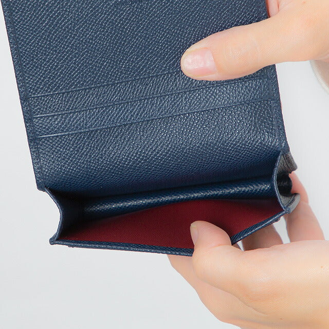 ブルガリ 名刺入れ メンズ ブランド BVLGARI 280299 DSAP ネイビー 280299-DSAP