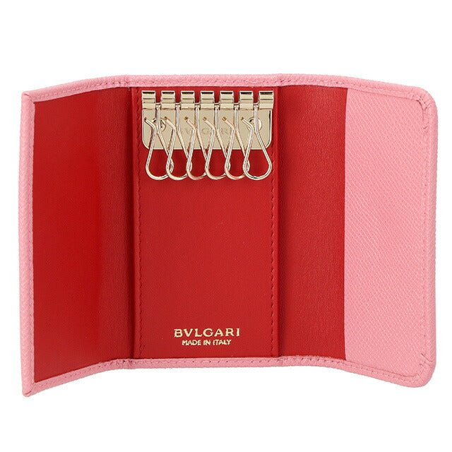 ブルガリ キーケース レディース ブランド BVLGARI 287263 PK ME ピンク 287263-PK-ME