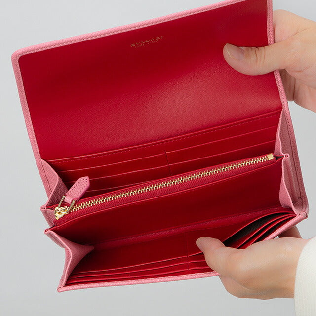 ブルガリ 長財布 レディース ブランド BVLGARI 287272 PK ME ピンク 287272-PK-ME