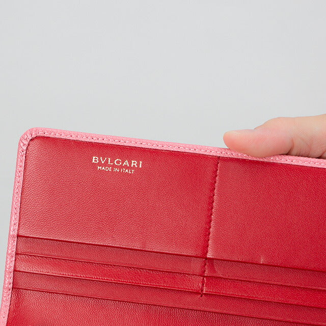 ブルガリ 長財布 レディース ブランド BVLGARI 287302 PK ME ピンク 287302-PK-ME
