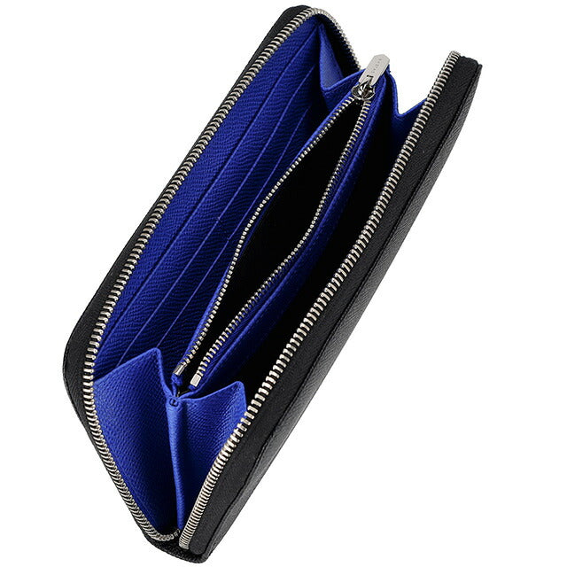 ブルガリ 長財布 メンズ ブランド BVLGARI 288251 BLK ブラック/ブルー 288251-BLK