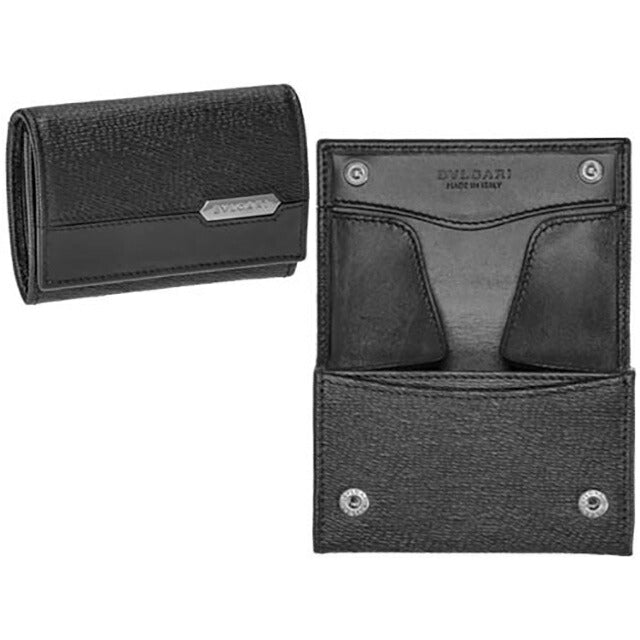 ブルガリ コインケース メンズ ブランド BVLGARI レザー 288489 BLK ブラック 288489-BLK
