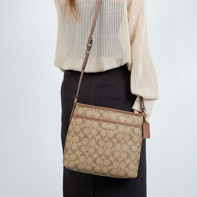 コーチ ショルダーバッグ レディース ブランド COACH シグネチャー 29210 IME74 1 ベージュ/ライトブラウン 29210-IME74-1