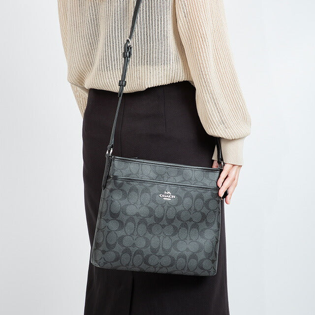 コーチ ショルダーバッグ レディース ブランド COACH シグネチャー 29210 SVDK6 1 ブラック 29210-SVDK6-1