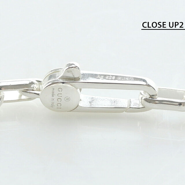 グッチ ブレスレット メンズ ブランド インターロッキングG XL チェーン シルバー925 295711 J8400 8106 シルバー アクセサリー 295711-J8400-8106-17