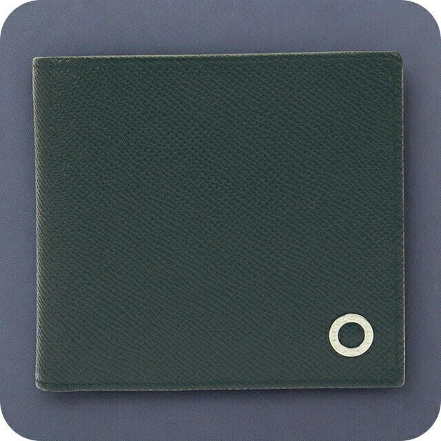 ブルガリ 二つ折り財布 メンズ ブランド BVLGARI 30396GRAIN BLK ブラック 30396GRAIN-BLK