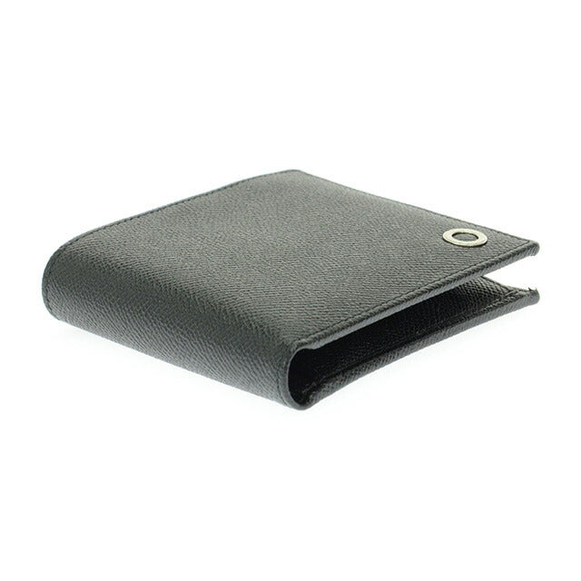 ブルガリ 二つ折り財布 メンズ ブランド BVLGARI 30396GRAIN BLK ブラック 30396GRAIN-BLK