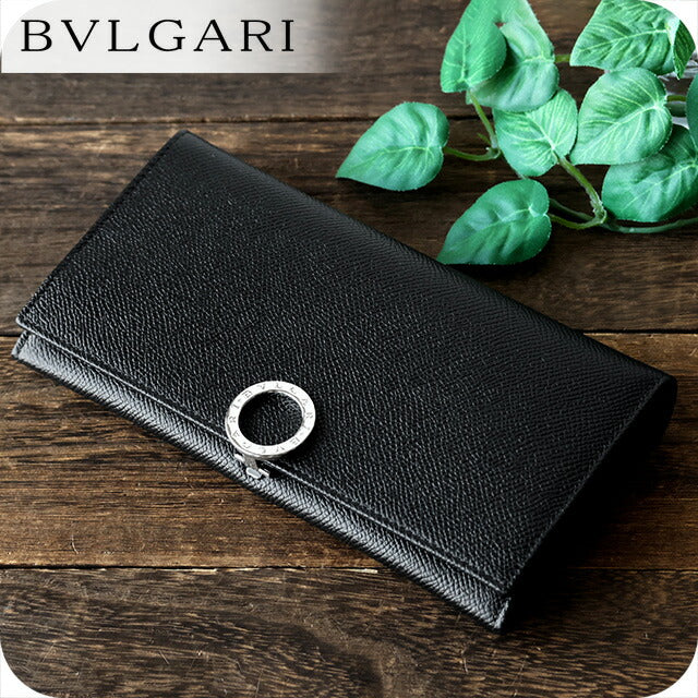 ブルガリ 長財布 メンズ ブランド BVLGARI 30412GRAIN BLK ブラック