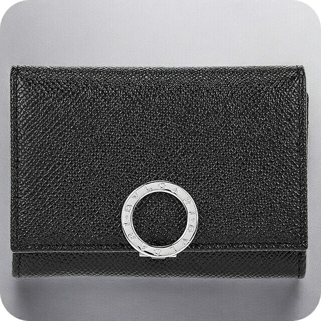 ブルガリ 名刺入れ メンズ ブランド BVLGARI レザー 30420GRAIN BLK ブラック 30420GRAIN-BLK