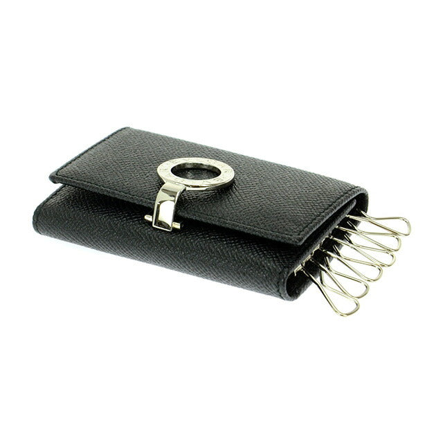 ブルガリ キーケース メンズ レディース ブランド BVLGARI レザー 30422GRAIN BLK ブラック 30422GRAIN-BLK