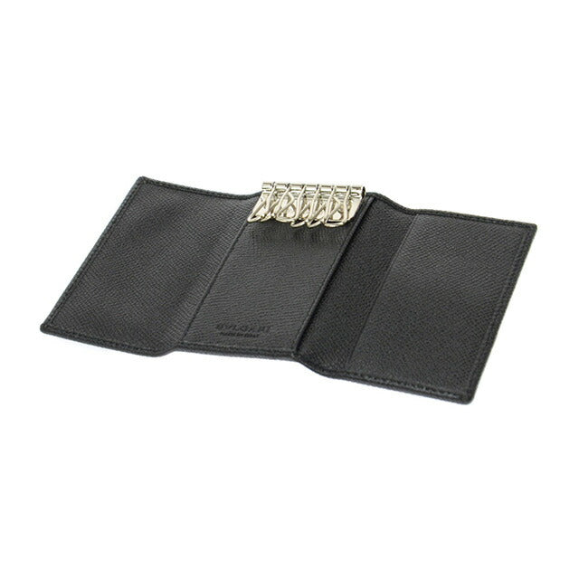 ブルガリ キーケース メンズ レディース ブランド BVLGARI レザー 30422GRAIN BLK ブラック 30422GRAIN-BLK