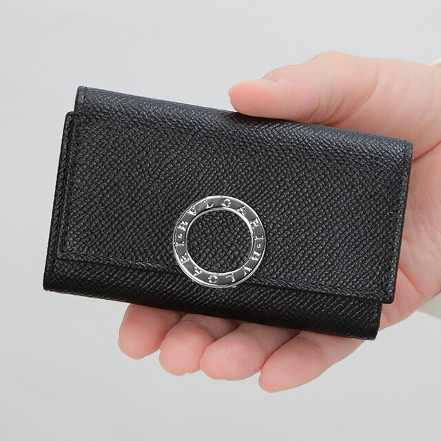 ブルガリ キーケース メンズ レディース ブランド BVLGARI レザー 30422GRAIN BLK ブラック 30422GRAIN-BLK
