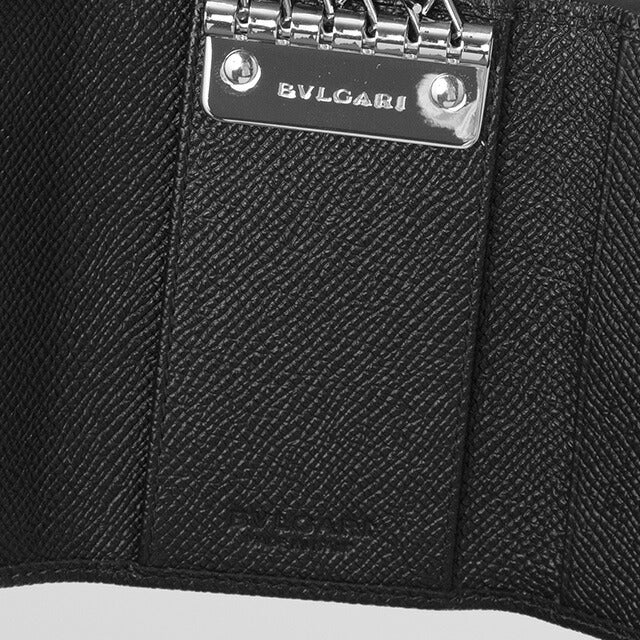ブルガリ キーケース メンズ レディース ブランド BVLGARI レザー 30422GRAIN BLK ブラック 30422GRAIN-BLK