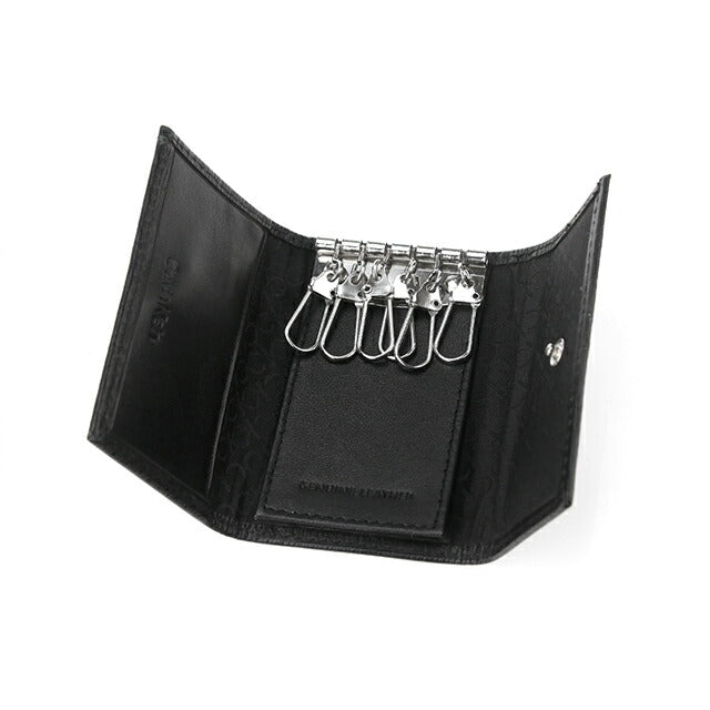 カルバンクライン キーケース メンズ ブランド Key Case Leather 革 レザー 31CK170002 ブラック 小物 31CK170002