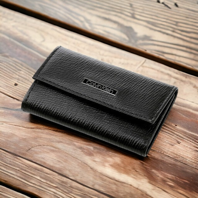 カルバンクライン キーケース メンズ ブランド Key Case Leather 革 レザー 31CK170003 ブラック 小物 31CK170003