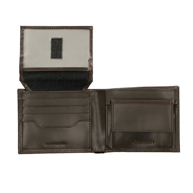 カルバンクライン 二つ折り財布 メンズ ブランド Calvin Klein 31CK330001 ブラウン 31CK330001-200
