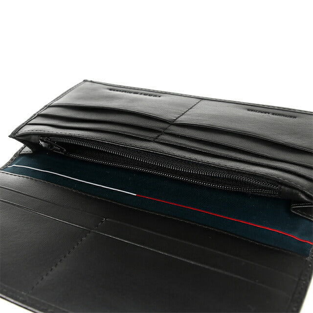トミー ヒルフィガー 財布 メンズ ブランド 長財布 革 レザーウォレット 小銭入れあり Wellesley 31TL19X006-001 ブラック 31TL19X006-001