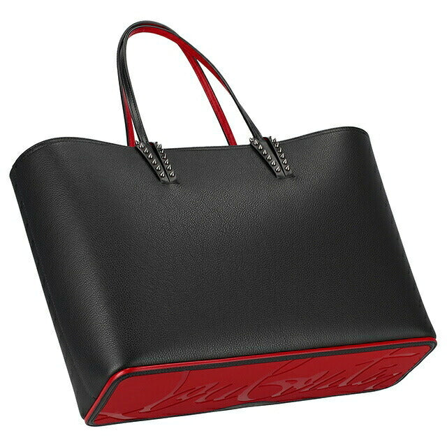 クリスチャン ルブタン トートバッグ レディース ブランド CHRISTIAN LOUBOUTIN 3205218 ブラック/レッド 3205218-CM53