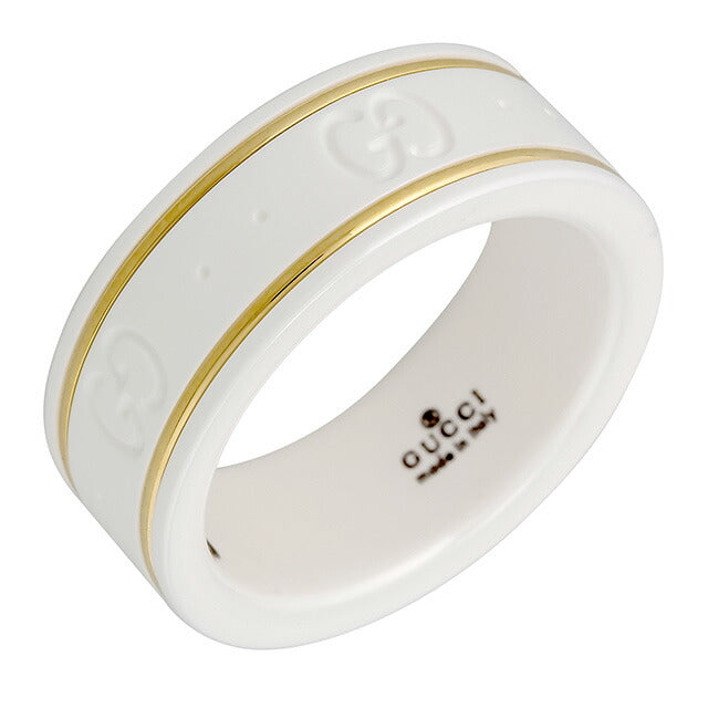 グッチ リング メンズ ブランド GUCCI 325964-J85V5 ホワイト 325964-J85V5-8062-15