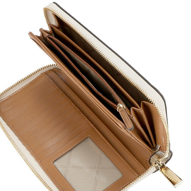 マイケルコース 長財布 メンズ レディース ブランド MICHAEL KORS 32F1GJ6E7B バニラホワイト 32F1GJ6E7B-150