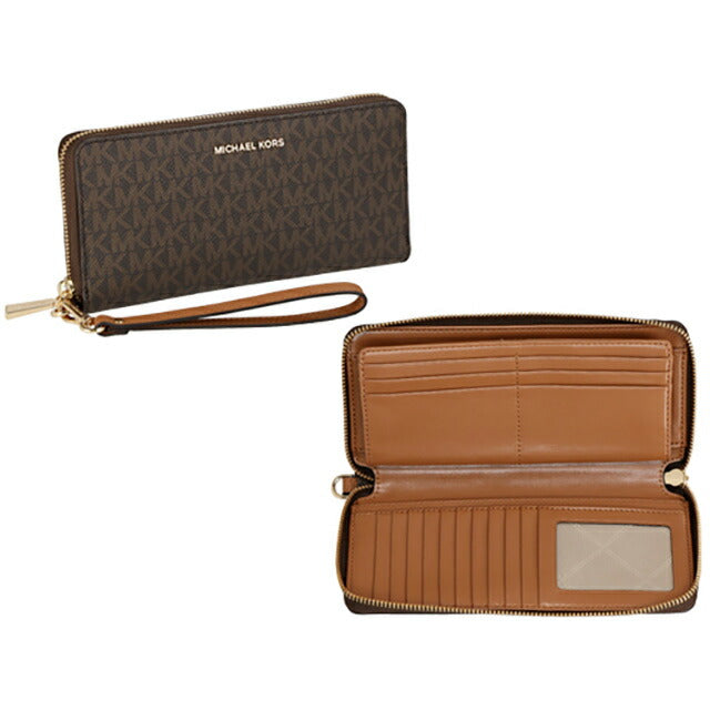 マイケルコース 長財布 メンズ レディース ブランド MICHAEL KORS 32F1GJ6E7B ダークブラウン 32F1GJ6E7B-200