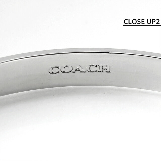 コーチ バングル レディース ブランド COACH ロゴ 335948TWO974 シルバー ゴールド アクセサリー 335948TWO974