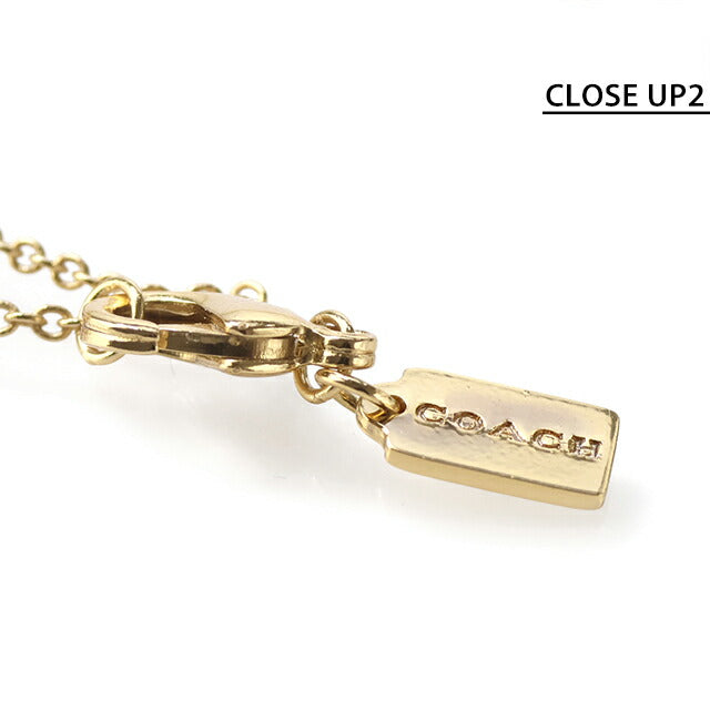 コーチ ネックレス レディース ブランド COACH ペンダント ロゴ 335949 GLD 710 ゴールド アクセサリー 335949GLD710