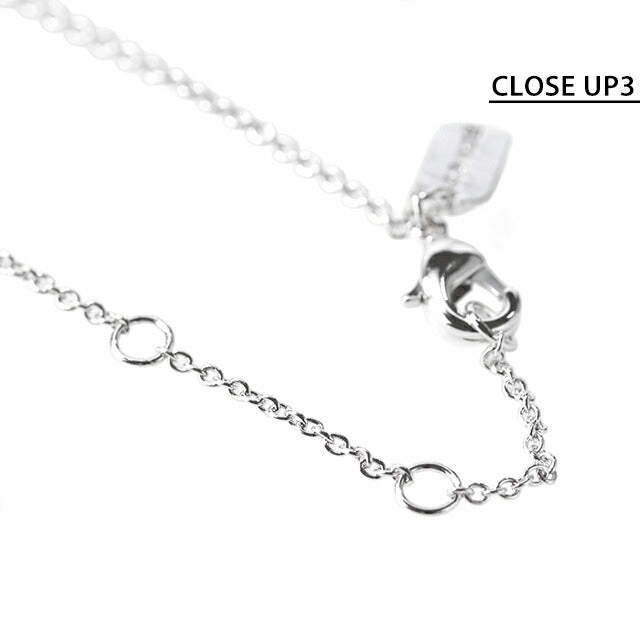 コーチ ネックレス レディース ブランド COACH ペンダント ロゴ 335949 RHO 030 シルバー アクセサリー 335949RHO030