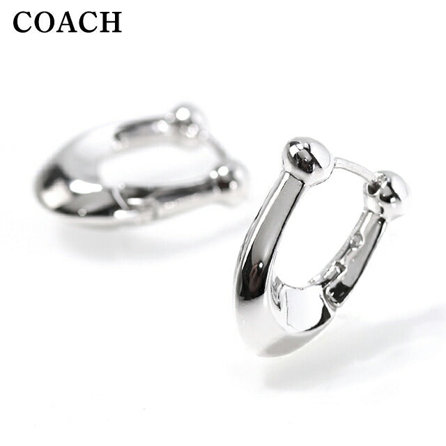 コーチ ピアス レディース ブランド COACH フープ 両耳用 351447 RHO 030 シルバー アクセサリー 351447RHO030