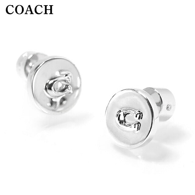 コーチ ピアス レディース ブランド COACH スタッド 両耳用 352957 RHO 030 シルバー アクセサリー 352957RHO030