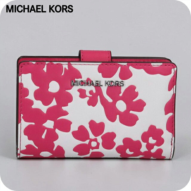 マイケルコース 二つ折り財布 二折財布 コンパクト レディース アウトレットブランド MICHAEL KORS ジェットセット トラベル 35S5STVF6Y-DF 35S5STVF6Y-DF