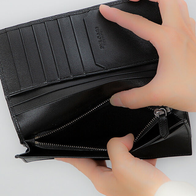 ブルガリ 長財布 メンズ ブランド BVLGARI 36966 BLK ブラック 36966-BLK