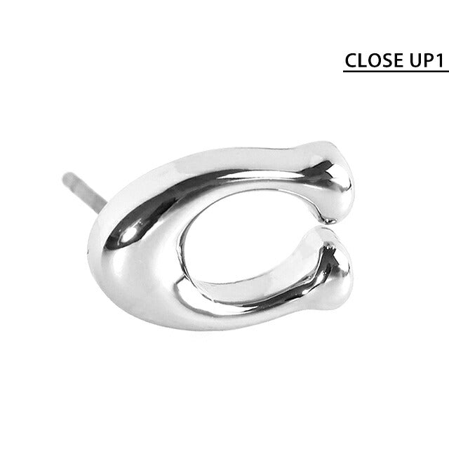 コーチ ピアス レディース ブランド COACH スタッド 両耳用 369816 RHO 030 シルバー アクセサリー 369816RHO030