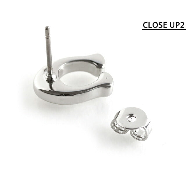 コーチ ピアス レディース ブランド COACH スタッド 両耳用 369816 RHO 030 シルバー アクセサリー 369816RHO030