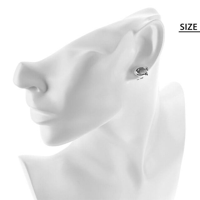 コーチ ピアス レディース ブランド COACH スタッド 両耳用 369816 RHO 030 シルバー アクセサリー 369816RHO030