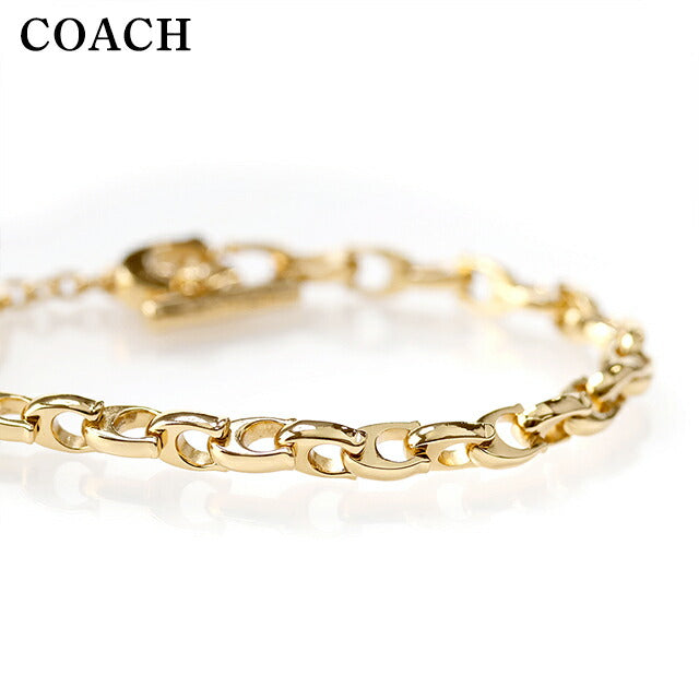コーチ ブレスレット レディース ブランド COACH ロゴ 376745 GLD 710 ゴールド アクセサリー 376745GLD710