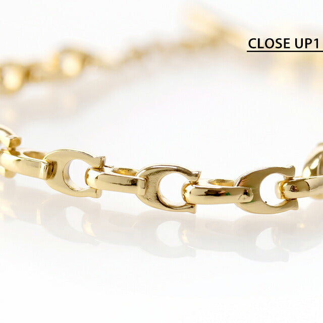 コーチ ブレスレット レディース ブランド COACH ロゴ 376745 GLD 710 ゴールド アクセサリー 376745GLD710