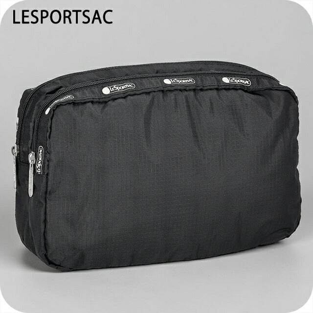 LeSportsac Pouch Ladies Brand LeSportsac VIETNAM 3953 JET BLACK L Black