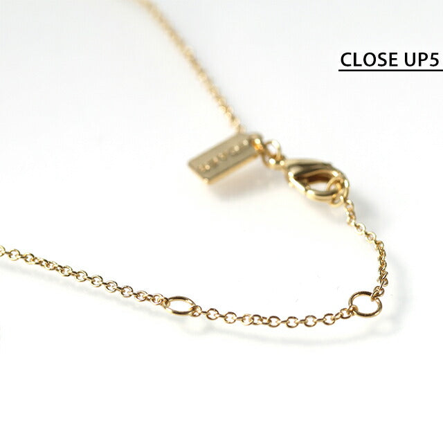 コーチ ネックレス レディース ブランド COACH ペンダント ロゴ リング 3連 408103 GLD 004 ゴールド ブラック ホワイト アクセサリー 408103GLD004